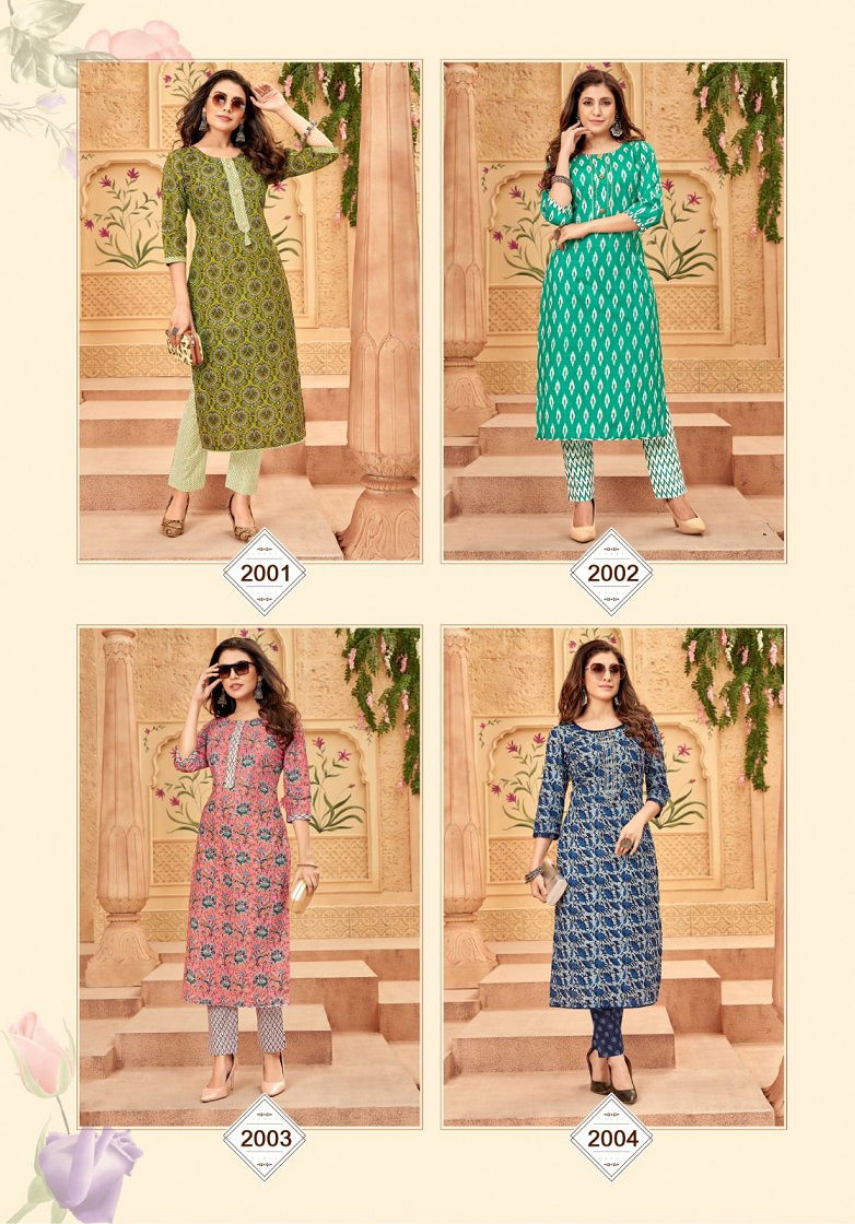 Balaji Shanaya Vol 2 Wholesale Cotton Kurti With Bottom Catalog